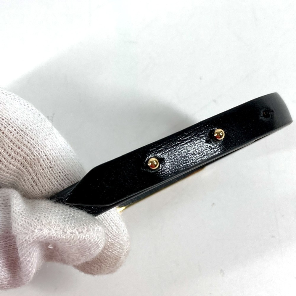 LOUIS VUITTON Monogram Leather Bracelet - Picture 5 of 8